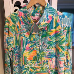 Lilly Pulitzer Captain Popover in Sea Salt and Sun pattern